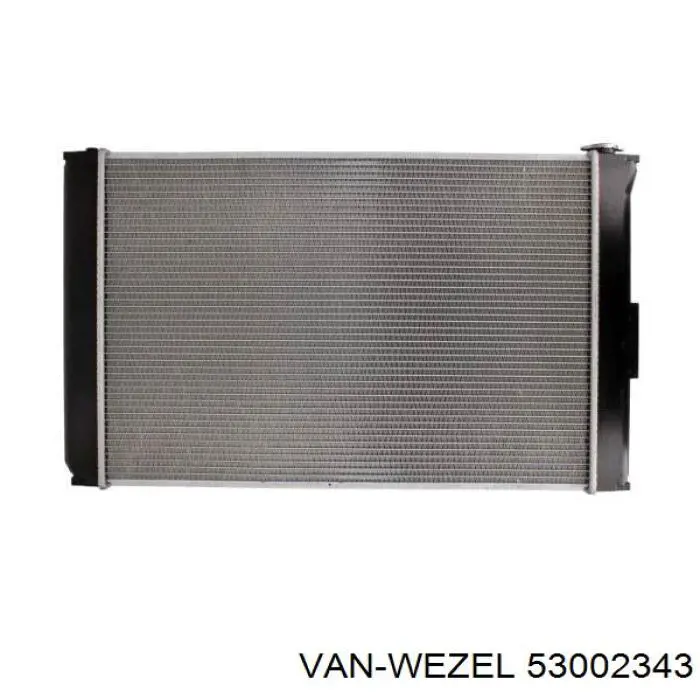 53002343 VAN Wezel radiador refrigeración del motor