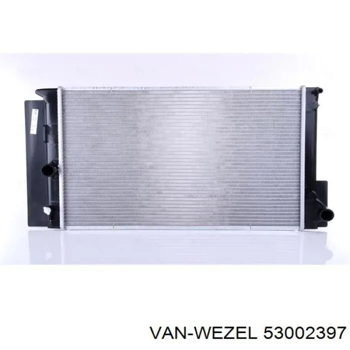 53002397 VAN Wezel radiador refrigeración del motor