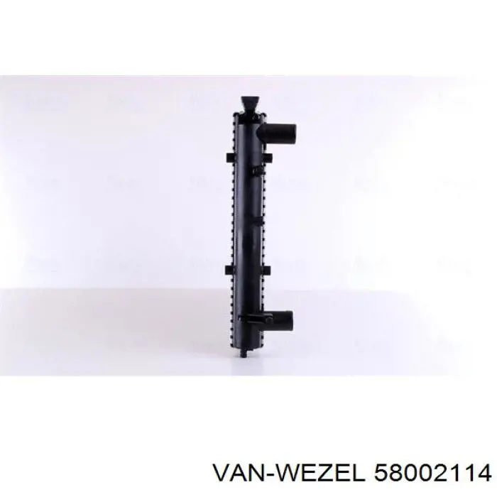 58002114 VAN Wezel radiador refrigeración del motor