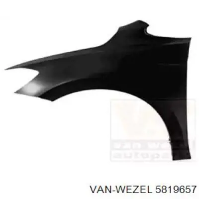  Guardabarros delantero izquierdo para Volkswagen Touran 3 