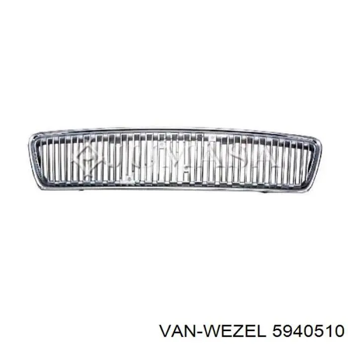 5940510 VAN Wezel panal de radiador