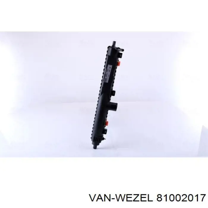 81002017 VAN Wezel radiador refrigeración del motor