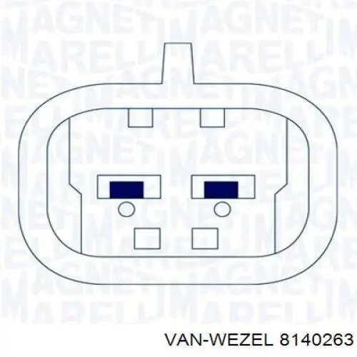 8140263 VAN Wezel mecanismo de elevalunas, puerta delantera izquierda