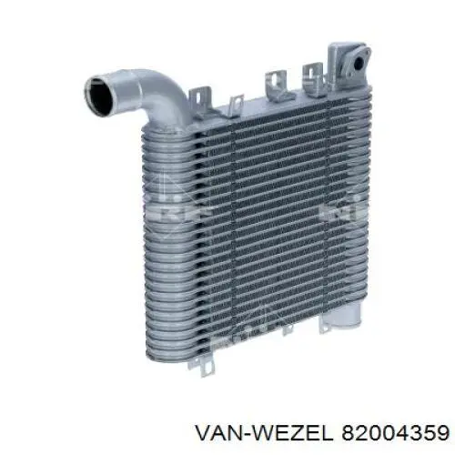 82004359 VAN Wezel radiador de aire de admisión