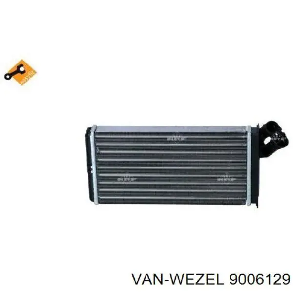 9006129 VAN Wezel radiador de calefacción