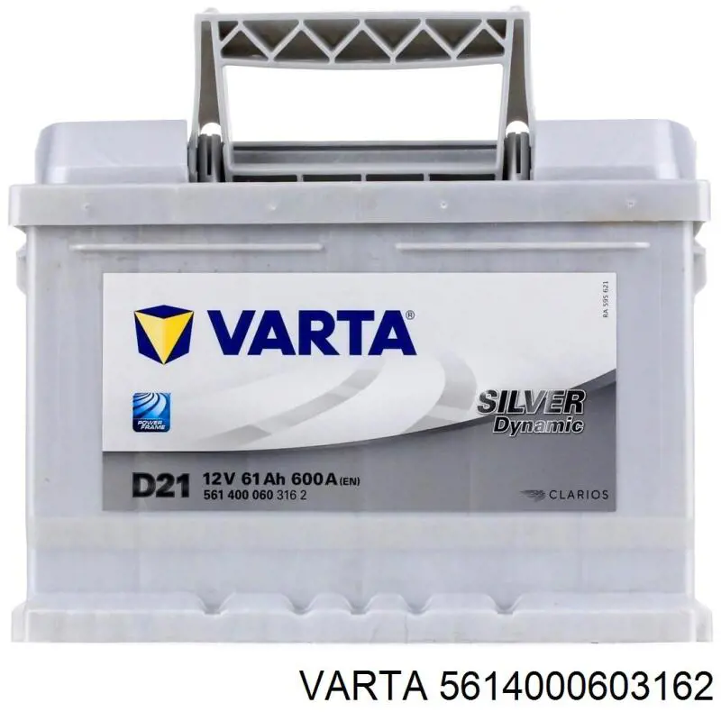 5614000603162 Varta batería de arranque