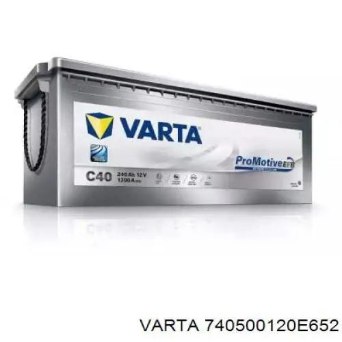 740500120E652 Varta batería de arranque