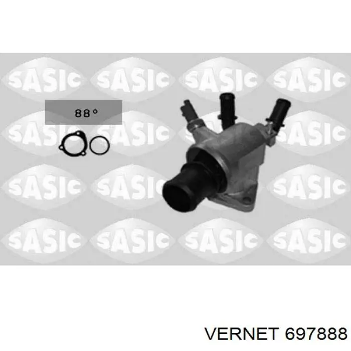 697888 Vernet termostato, refrigerante