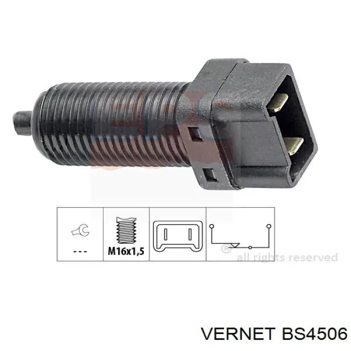 BS4506 Vernet interruptor luz de freno