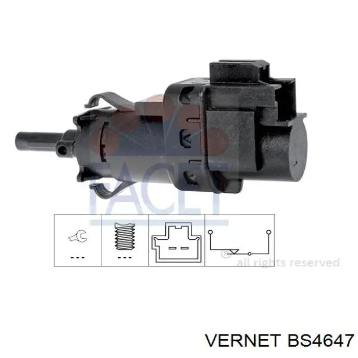 BS4647 Vernet interruptor luz de freno