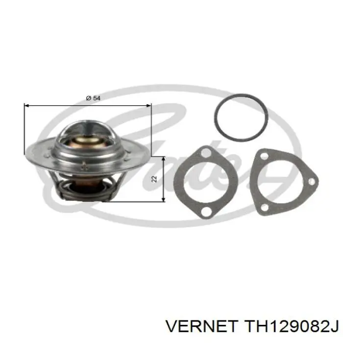 TH1290.82J Vernet termostato, refrigerante