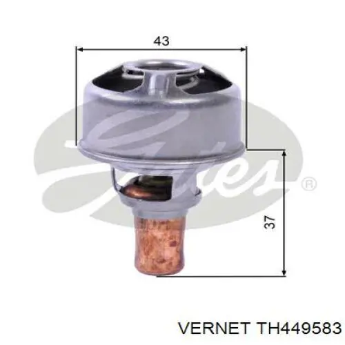 TH4495.83 Vernet termostato, refrigerante