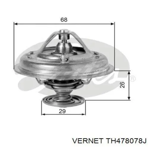 TH4780.78J Vernet termostato, refrigerante