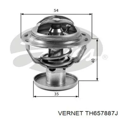 TH6578.87J Vernet termostato, refrigerante