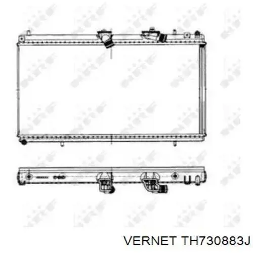 TH7308.83J Vernet caja del termostato