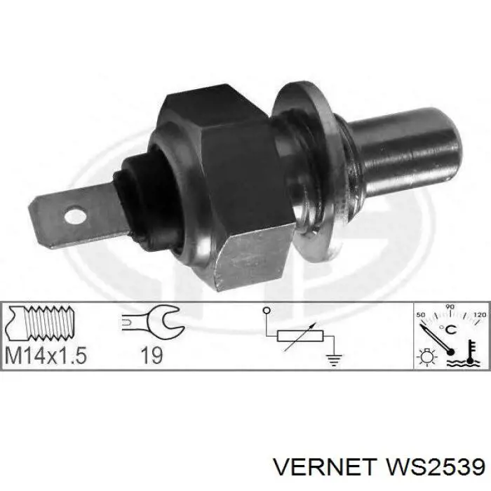 WS2539 Vernet sensor de temperatura del refrigerante