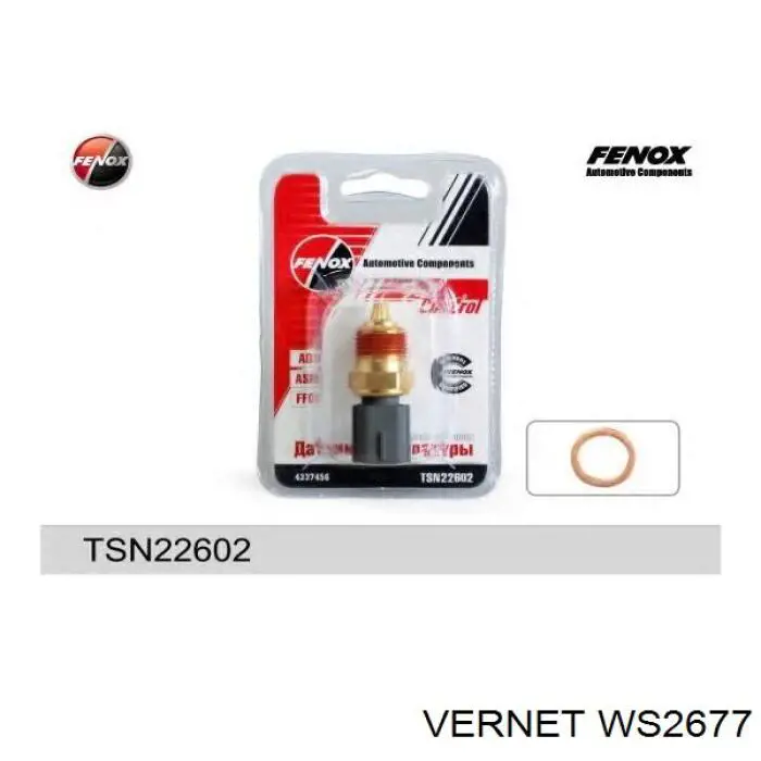 WS2677 Vernet sensor de temperatura del refrigerante