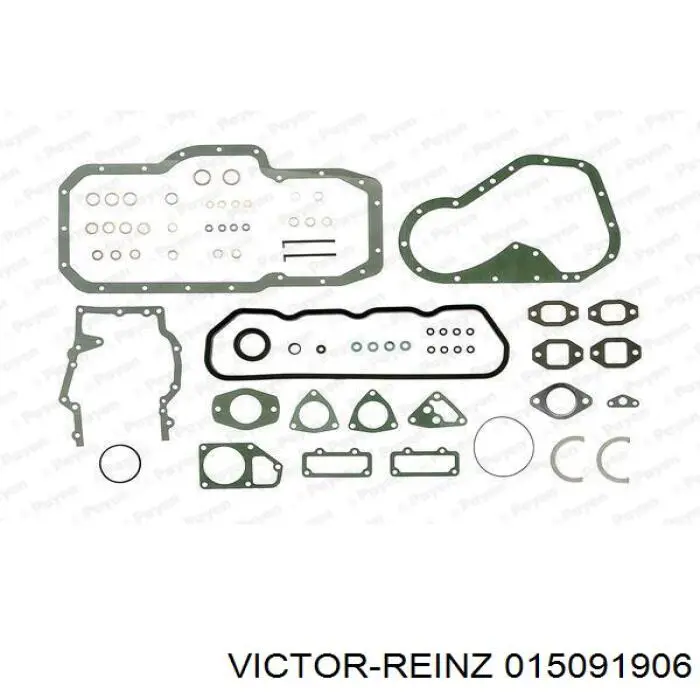  Juego de juntas de motor, completo para Ford Sierra GBG, GB4