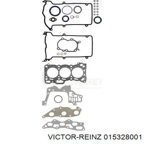 0411197206000 Daihatsu juego de juntas de motor, completo