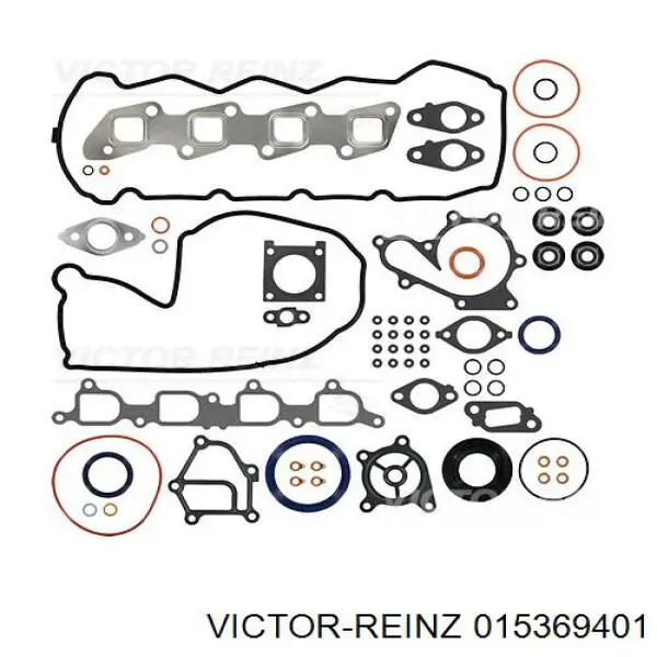  Juego de juntas de motor, completo para Nissan Navara D40M