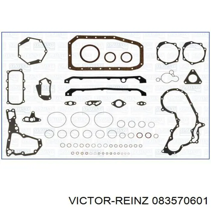  Juego completo de juntas, motor, inferior para Lancia Thema 834