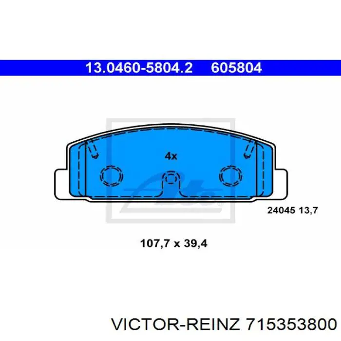 71-53538-00 Victor Reinz junta de la tapa de válvulas del motor