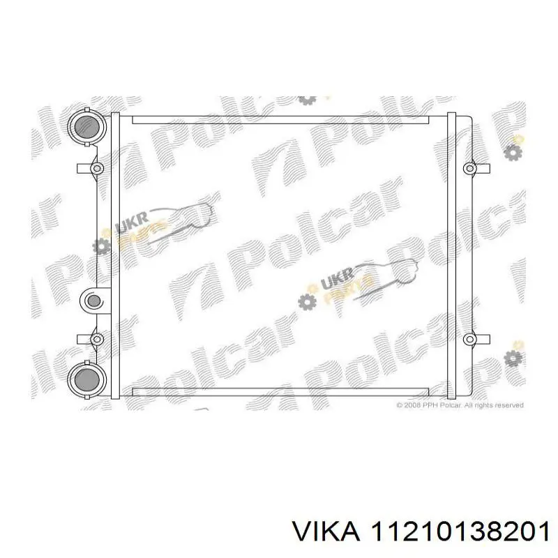 RA0300420 Jdeus radiador refrigeración del motor