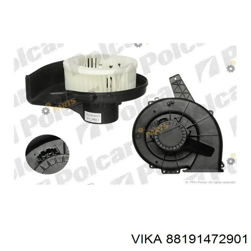  Motor eléctrico, ventilador habitáculo para Seat Ibiza 6J1