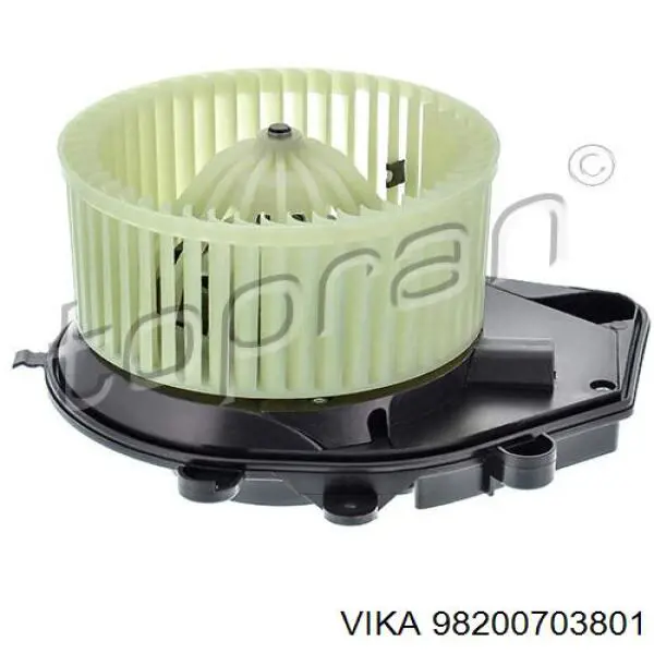 98200703801 Vika motor eléctrico, ventilador habitáculo