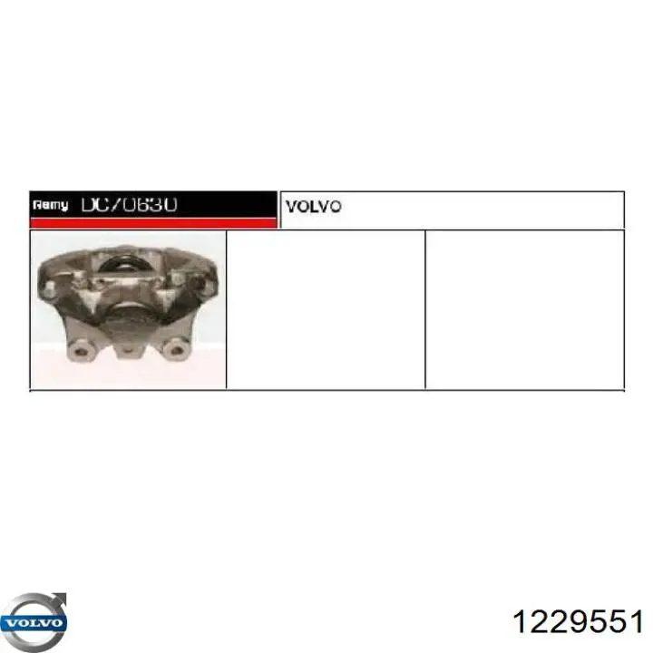 13592290 Volvo pinza de freno trasera izquierda