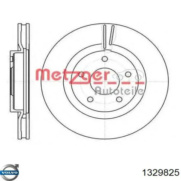 6819661 Volvo muelle de suspensión eje delantero