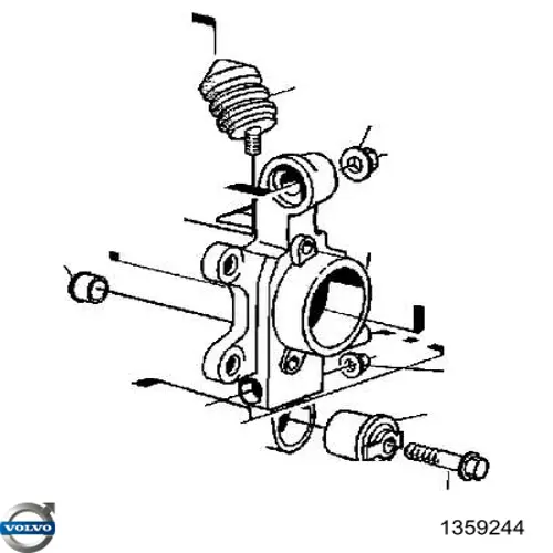  Silentblock de mangueta trasera para Volvo 760 704, 764