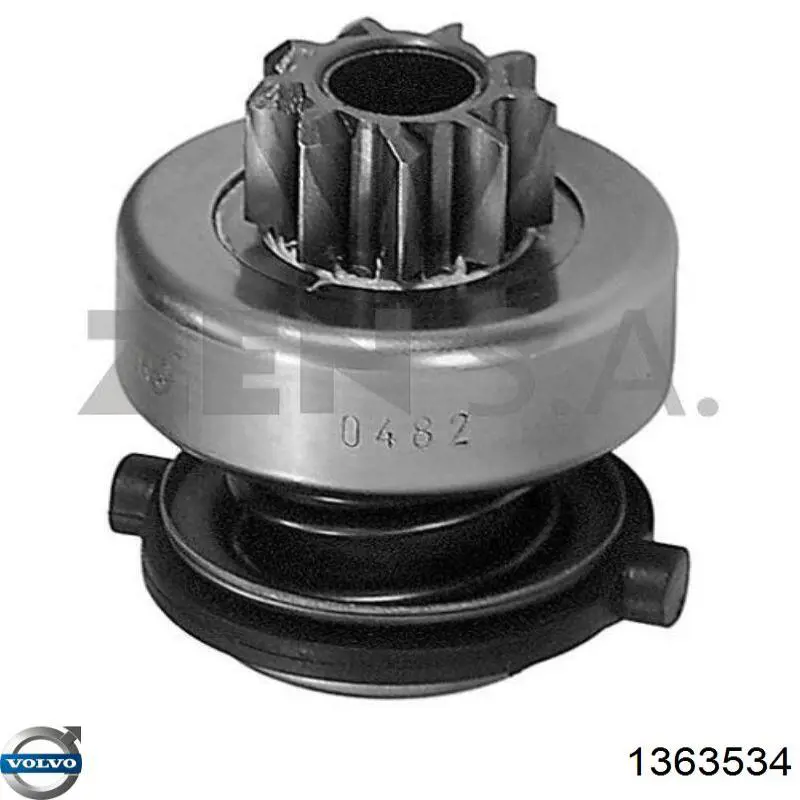 1363534 Volvo bendix, motor de arranque