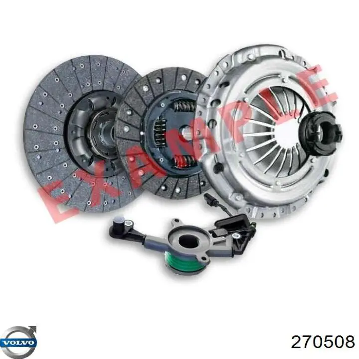 270508 Volvo kit de embrague (3 partes)