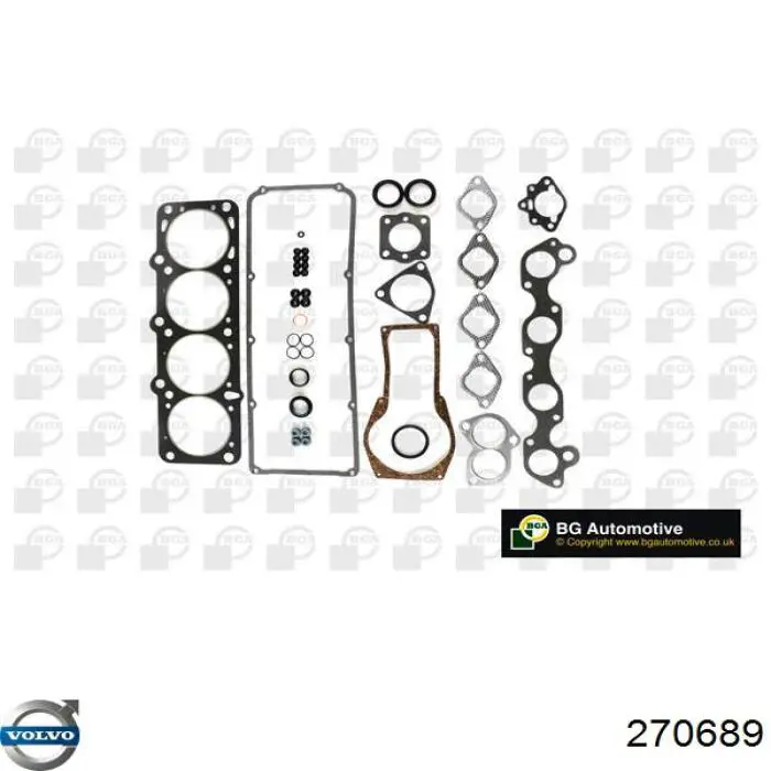 270689 Volvo juego de juntas de motor, completo, superior