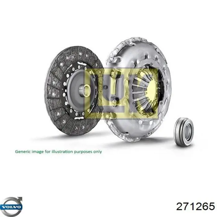 271265 Volvo kit de embrague (3 partes)