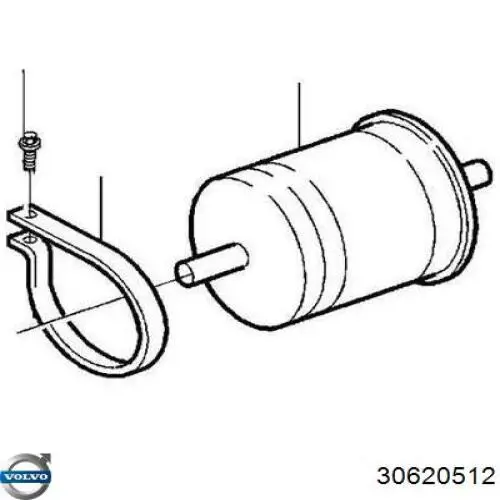 30620512 Volvo filtro combustible