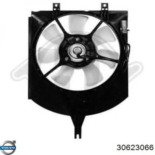 30623066 Volvo difusor de radiador, ventilador de refrigeración, condensador del aire acondicionado, completo con motor y rodete