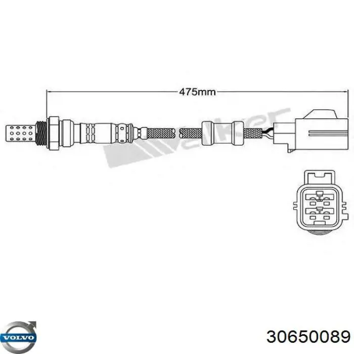 30650089 Volvo sonda lambda sensor de oxigeno post catalizador