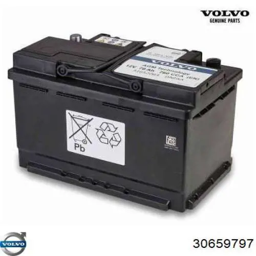 30659797 Volvo batería de arranque