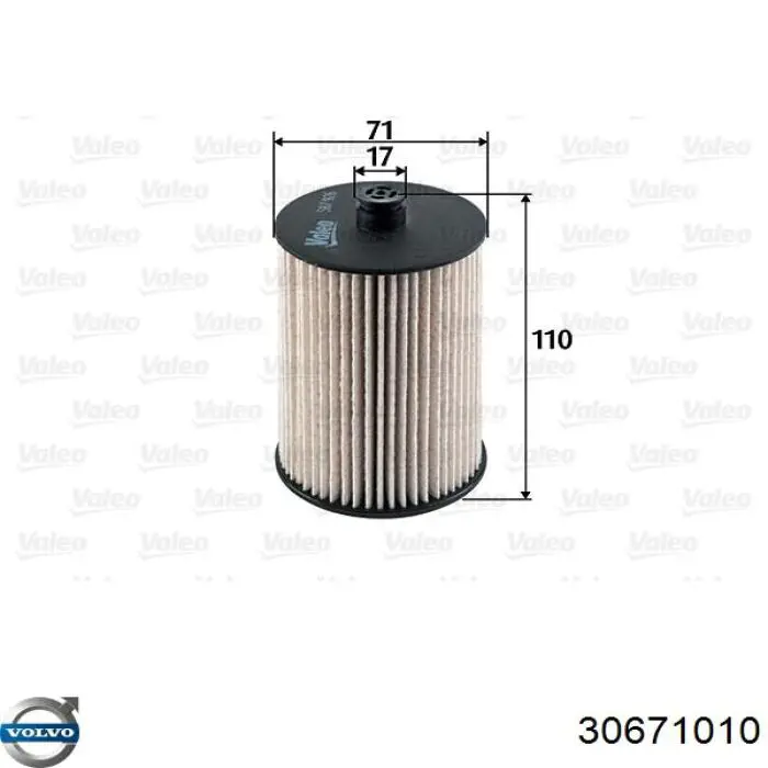 30671010 Volvo filtro combustible