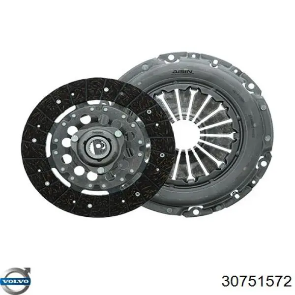 30751572 Volvo kit de embrague (3 partes)