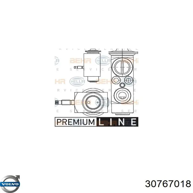 30767018 Volvo válvula de expansión, aire acondicionado