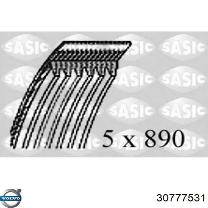 30777531 Volvo correa trapezoidal