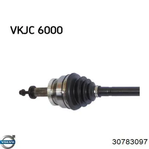 30783097 Volvo árbol de transmisión delantero derecho