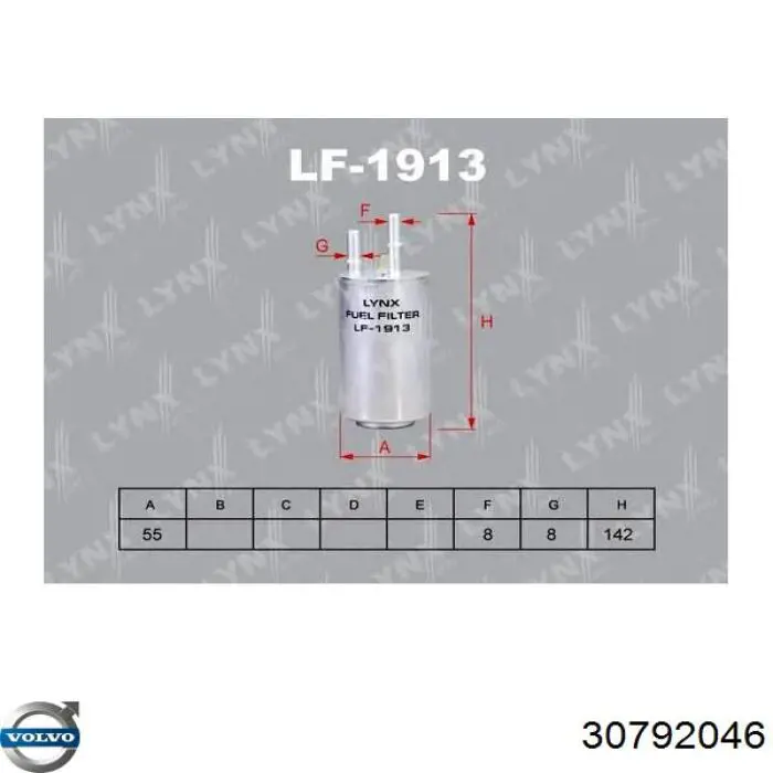 30792046 Volvo filtro combustible