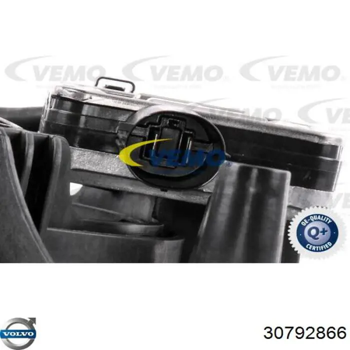 30792866 Volvo difusor de radiador, ventilador de refrigeración, condensador del aire acondicionado, completo con motor y rodete