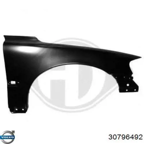  Guardabarros delantero izquierdo para Volvo S60 1 