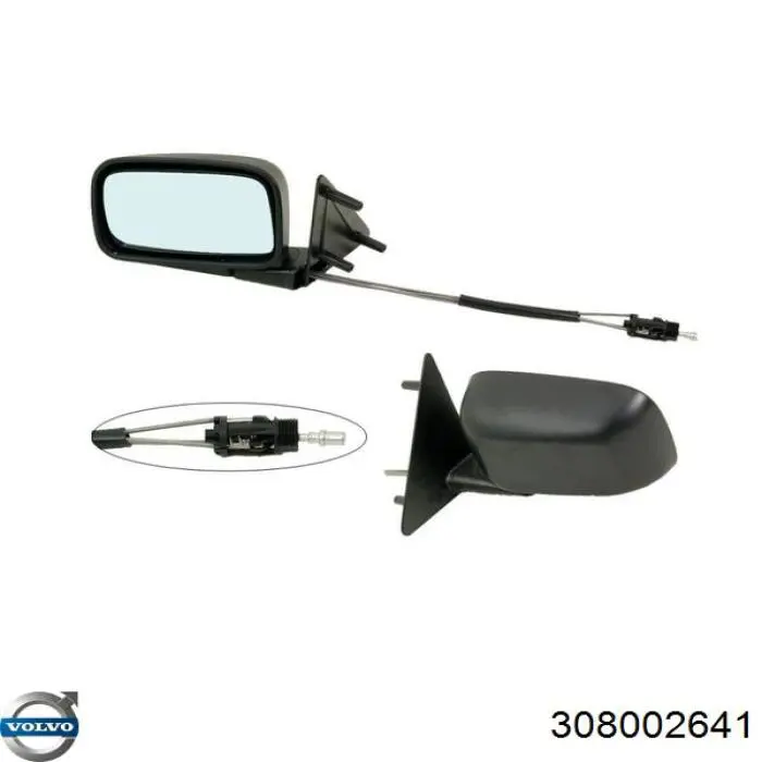 308002641 Volvo espejo retrovisor derecho