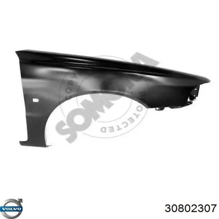  Guardabarros delantero derecho para Volvo S40 1 